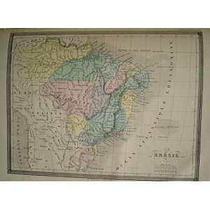 La Brugere Map of Brazil (1877)