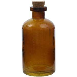  8oz Dark Amber Apothecary Bottle 