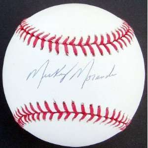  MICKEY MORANDINI Autographed Baseball w/COA Sports 