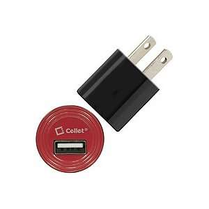   Travel & Home Charger W/ USB Port   800mAh Cell Phones & Accessories
