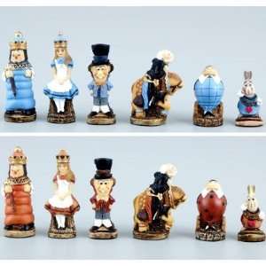  Alice in Wonderland Theme Chessmen Toys & Games