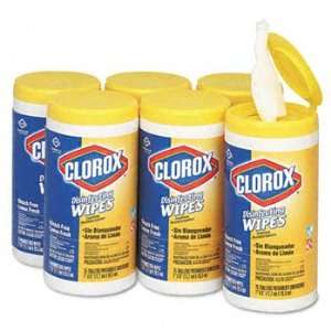 Clorox 15948CT   Lemon Scent Disinfecting Wet Wipes, Cloth 