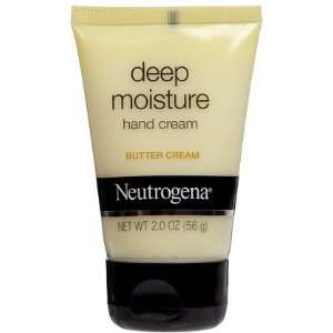 Neutrogena Deep Moisture Hand Cream Butter Cream, 2 oz (Quantity of 5)