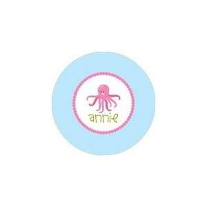  personalized octopus plate (style 1p)