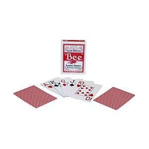 Red Bee Diamond Back Playing Cards Jumbo Sports 