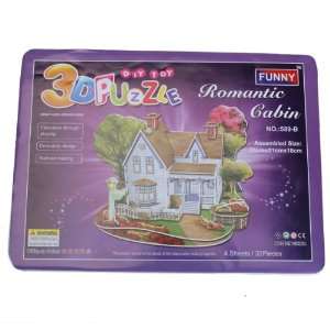  3D Puzzle Jigsaw Toy Romantic Cabin for Kids Toys & Games