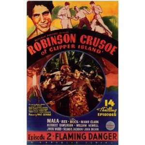  Robinson Crusoe of Clipper Island Movie Poster (11 x 17 
