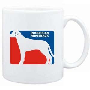   Mug White  Rhodesian Ridgeback Sports Logo  Dogs