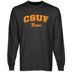  NCAA Cal State Fullerton Titans Charcoal Logo Arch Long 