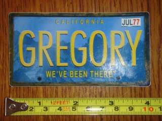 GREGORY Backpack License Plate STICKER Decal  