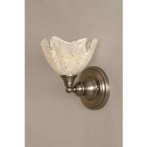  One Light Wall Sconce in Brushed Nickel