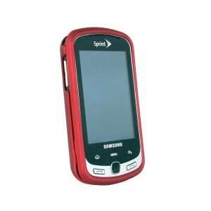  Samsung M900 Moment Red Rubberized Protective Shield 