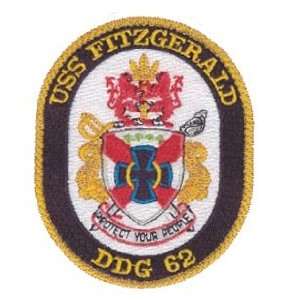  NEW USS Fitzgerald DDG 62 4 Patch   Ships in 24 hours 