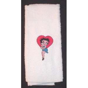    Betty Boop   My Heart   Embroidered Hand Towel 
