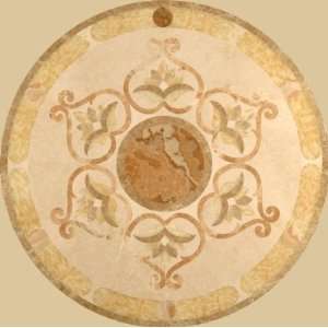  The Yellow River 36 Marble Floor Medallion