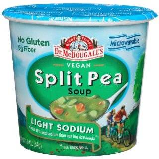 Dr. McDougalls Right Foods Vegan Split Pea Soup, Lower Sodium, 1.9 
