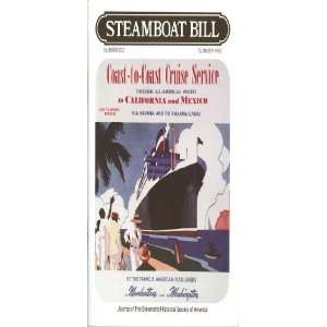  Steamboat Bill Issue 202 Summer 1992 Steamship Historical 