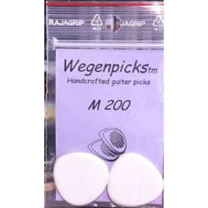  Michel Wegen Picks M200 Mandolin Picks, White, 2 Per Pack 