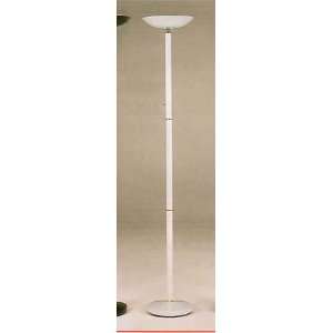  BEAUTIFUL 300 WATT FLOOR LAMP W. 3/ WAY SWITCH IN WHITE 