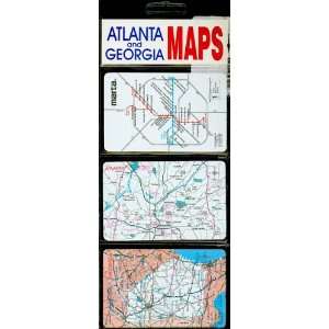 Atlanta, GA Set of 3 Map Cards (9781883150532) Anton 
