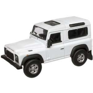  HO Die Cast Land Rover Defender, White Toys & Games