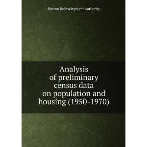  Analysis of preliminary census data on population and 