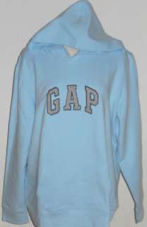GAP Womens Light Blue Logo Hoodie Sweatshirt Sizes L XL XXL  