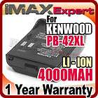 Extended 4000mAh PB 42XL Battery for KENWOOD TH F6A F7E