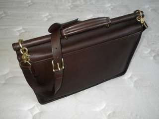 Coach Vintage Leather Business Duffle Travel Laptop Organizer Bag 