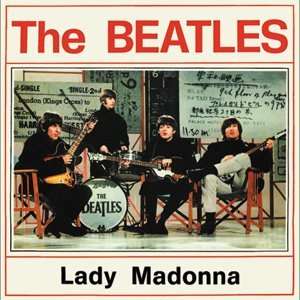  THE BEATLES LADY MADONNA BUTTON