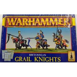  Warhammer Bretonnian Grail Knights Metal Minatures Toys & Games
