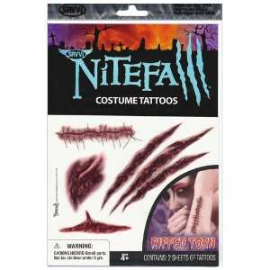  Ripped Torn Nitefall Costume Tattoos Toys & Games