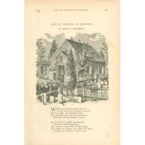  1880 Old St Davids At Radnor by Henry W Longfellow 