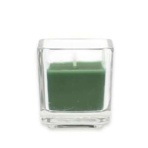   Green Square Glass Votive Candles (96pcs/Case) Bulk