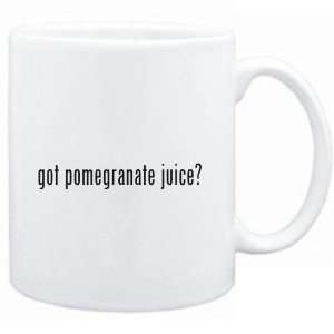   Mug White GOT Pomegranate Juice ? Drinks