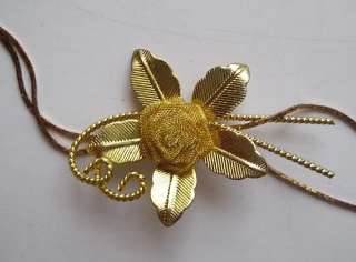 Pin Brooch Necklace FLOWER POWER Jewelry Lot Rhinestone Enamel Vintage 