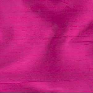  54 Wide Dupioni Silk Iridescent Fuschia Fabric By The 