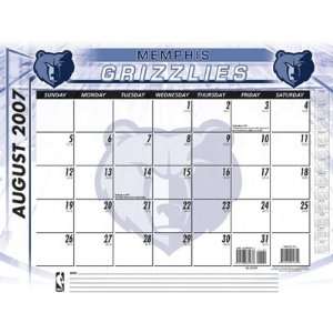   Grizzlies 2007   2008 22x17 Academic Desk Calendar