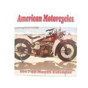 AMERICAN MOTORCYCLES 2007 CALENDAR FOR HARLEY Automotive