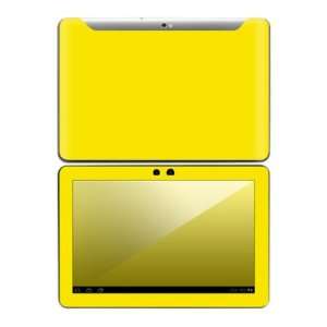    Samsung Galaxy Tab 10.1 Decal Skin   Simply Yellow 
