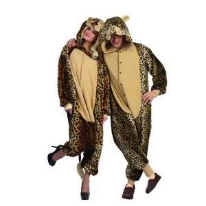  Adult Leopard Costume Pajamas 