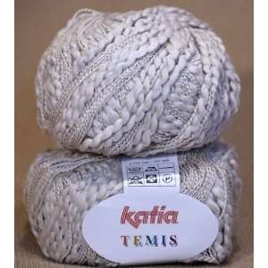   Katia, Temis, Chunky Yarn , Cotton acrylic Blend.BEIGE Katia Arts