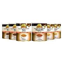 pk   306 serv Augason Farms Food Storage Meat Substitute Pack  