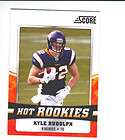 2011 Score Hot Rookies Set Two Kyle Rudolph  