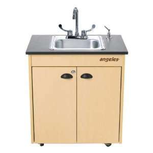 Portable Preschool Hand Washing Station with Stainless Steel Basin and 