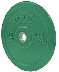 Troy VTX Colored Rubber Bumper Plates 230 lb Weight Set  