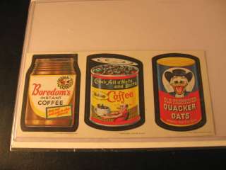 1967 Topps Wacky Packages 3 Card Strip #1 25 44  