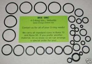 DYE DM7 marker O ring Kit Paintball 4 kits / rebuilds  