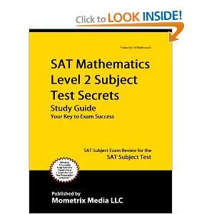  SAT Mathematics Level 2 Subject Test Secrets Study Guide 
