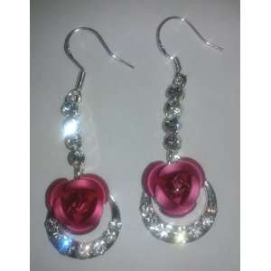  2010 Casual Elegance Collection   Rose   1 Pair Sterling 